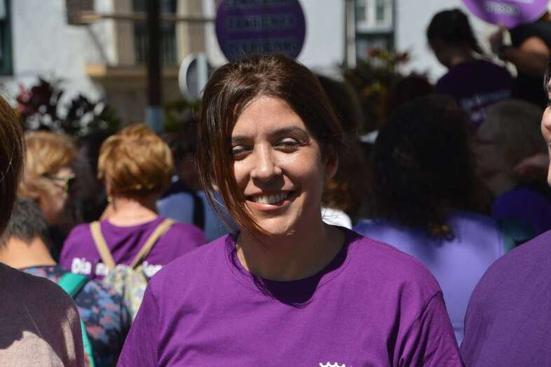 Carmen Hernández, vicealcaldesa de Telde y diputada de NC en el Parlamento de Canarias/TA.